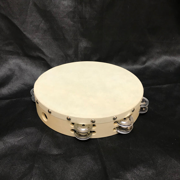 LC Tambourine Wood Double Row 10