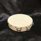 LC Tambourine Wood Double Row 10"