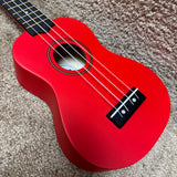 Amahi PGUKRD Soprano Tropical Penguin Uke Dark Red W/ Bag