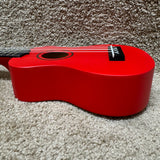 Amahi PGUKRD Soprano Tropical Penguin Uke Dark Red W/ Bag