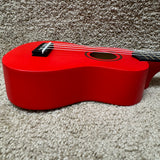 Amahi PGUKRD Soprano Tropical Penguin Uke Dark Red W/ Bag