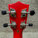 Amahi PGUKRD Soprano Tropical Penguin Uke Dark Red W/ Bag