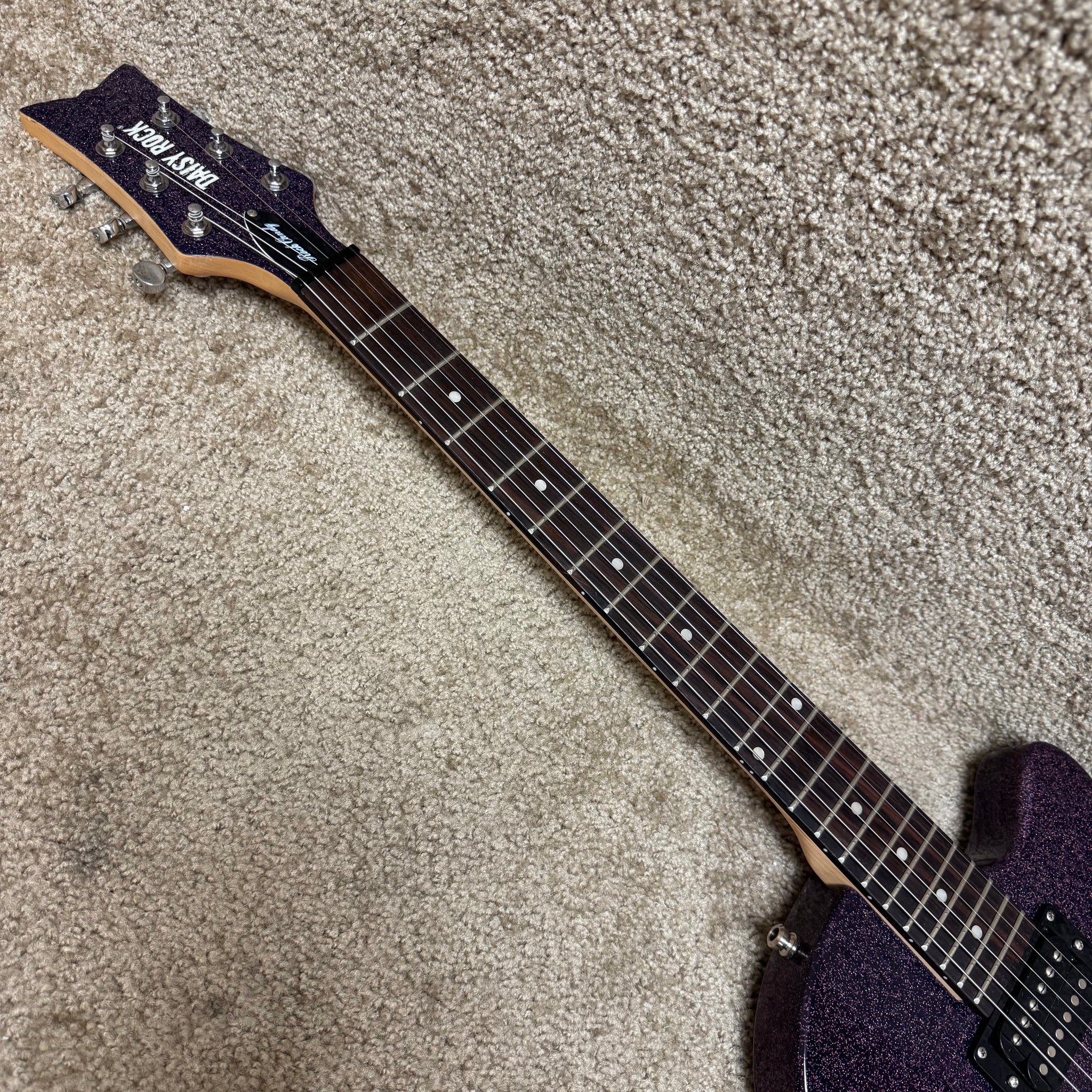 Daisy Rock Rock Candy LP Debutante 14-7756 Cosmic Purple Sparkle