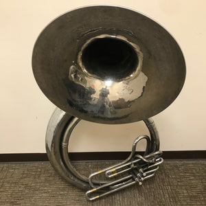 Used Lyons Sousaphone-Silver: W/Case