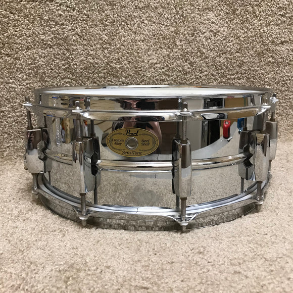Pearl Sensitone Custom Alloy Steel Shell Snare 14x6.5