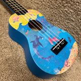 Amahi DDUK21 Ukulele Under the Sea Soprano w/ Bag