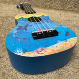 Amahi DDUK21 Ukulele Under the Sea Soprano w/ Bag