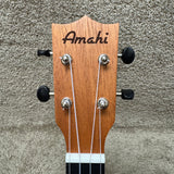 Amahi UK135S Mahogany Soprano Ukulele Hippo Sunset w/ Bag