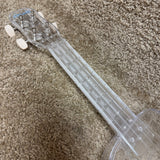 Amahi DDUK22 Clear Plastic Soprano Ukulele w/ Bag