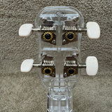 Amahi DDUK22 Clear Plastic Soprano Ukulele w/ Bag