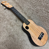 Amahi Troubadour Spalted Maple HCLF770 Ukulele w/ Bag