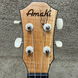 Amahi Troubadour Spalted Maple HCLF770 Ukulele w/ Bag