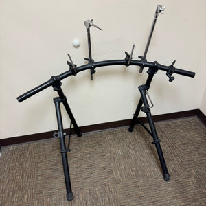 Electronic Drum Rack Black Curved
