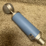 Blue Bluebird Condenser Microphone Made in USA w/ US and Latvian Parts