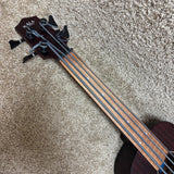 Kala Rumbler UBASS-RMBLR-FL Fretless w/ Deluxe Tweed Hardshell Case