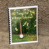 Folk Notes Folkcraft Dulci-Jo Dulcimer Banjo w/ Case & Book