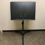 LC Music Stand Black Solid