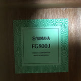 Yamaha FG800J Acoustic