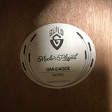 Guild OM-240CE Natural Satin Orchestra Model