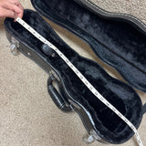 Ohana Faux Alligator Skin Soprano Ukulele Case Black