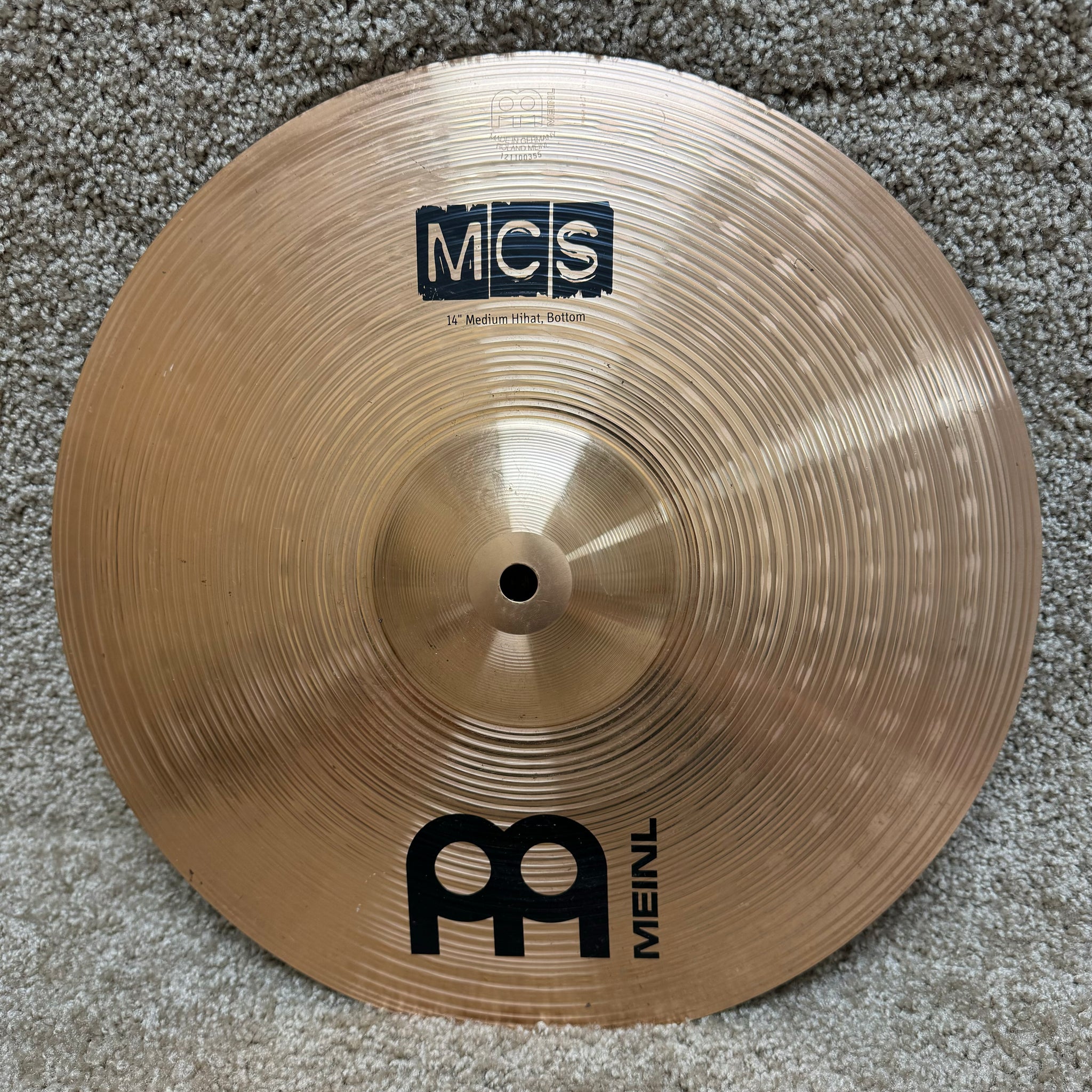 Meinl Cymbals Byzance Jazz Tradition Hi-hat Cymbals - 14 Inch Traditional Finish