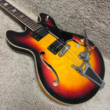 Kent MIJ Hollowbody 1960s Sunburst