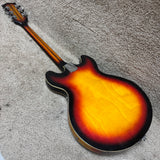 Kent MIJ Hollowbody 1960s Sunburst