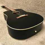 Recording King Dirty 30s RDS-7-MBK Dreadnought Acoustic Guitar Matte Black