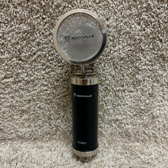 Rockville RCM03 Condenser Mic w/ Pop Filter