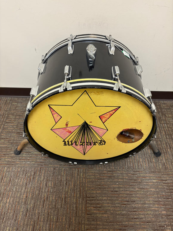 Rogers 24x14 Bass Kick Drum Black