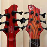 Ibanez BTB866MS-BRF 6-String Bass Brown Topaz Burst Flat w/ Case