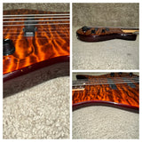 Peavey BXP Millennium 4 Quilt Amber Top w/ Bartolini Pickups 2003