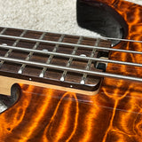 Peavey BXP Millennium 4 Quilt Amber Top w/ Bartolini Pickups 2003