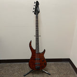 Peavey BXP Millennium 4 Quilt Amber Top w/ Bartolini Pickups 2003