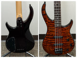 Peavey BXP Millennium 4 Quilt Amber Top w/ Bartolini Pickups 2003