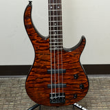 Peavey BXP Millennium 4 Quilt Amber Top w/ Bartolini Pickups 2003