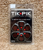 Tik Pik 6-Pack Black Celluloid Medium