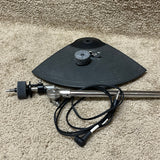 Yamaha Dual-Zone PCY65S Electronic Cymbal Pad w/ Cable & Cymbal Mounting Arm