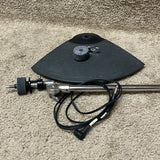 Yamaha Dual-Zone PCY65S Electronic Cymbal Pad w/ Cable & Cymbal Mounting Arm