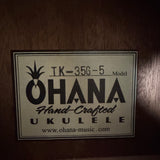 Ohana TK-35G-5 All Solid Mahogany 5 String Tenor Ukulele