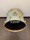 Pacific CX Series Bass Kick Drum Silver / Gold Sparkle 22x18"