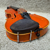 Unlabeled 3/4 Violin Flame Maple w/ Case & Bow A