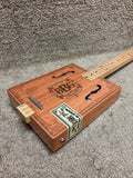 Cigar Box Fretless Electric Guitar