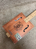 Cigar Box Fretless Electric Guitar