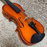 Unlabeled 1/8 Violin Flame Maple w/ Case & Bow