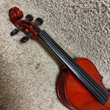 Violin Unlabeled 4/4 w/Case & Bow D