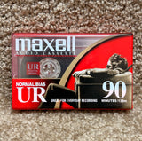 Maxell UR90 Audio Cassette 90 Minutes