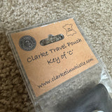 Clarke Leather Travel Pouch Key of C