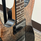 Schecter C-1 Standard Black Fade Burst Burl Left-Handed