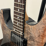 Schecter C-1 Standard Black Fade Burst Burl Left-Handed
